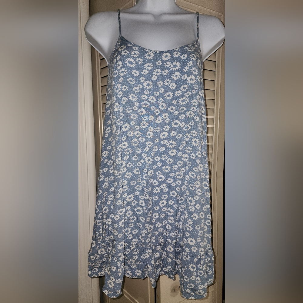 Wild Fable Blue Floral Dress Xs
